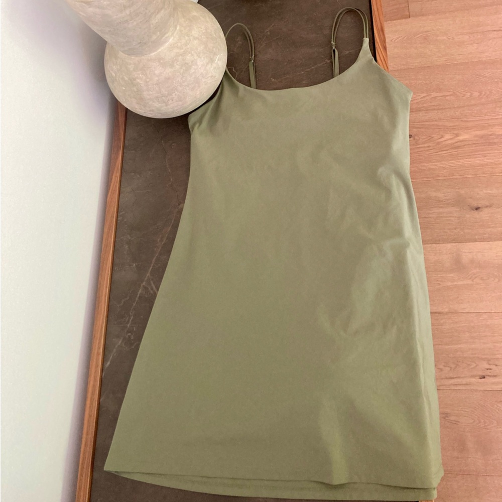 Abercrombie traveler green mini dress S